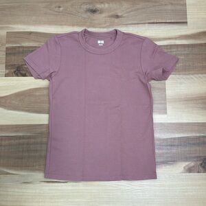 Women’s Uniqlo U Crew Neck Short Sleeve T-Shirt - pale pink